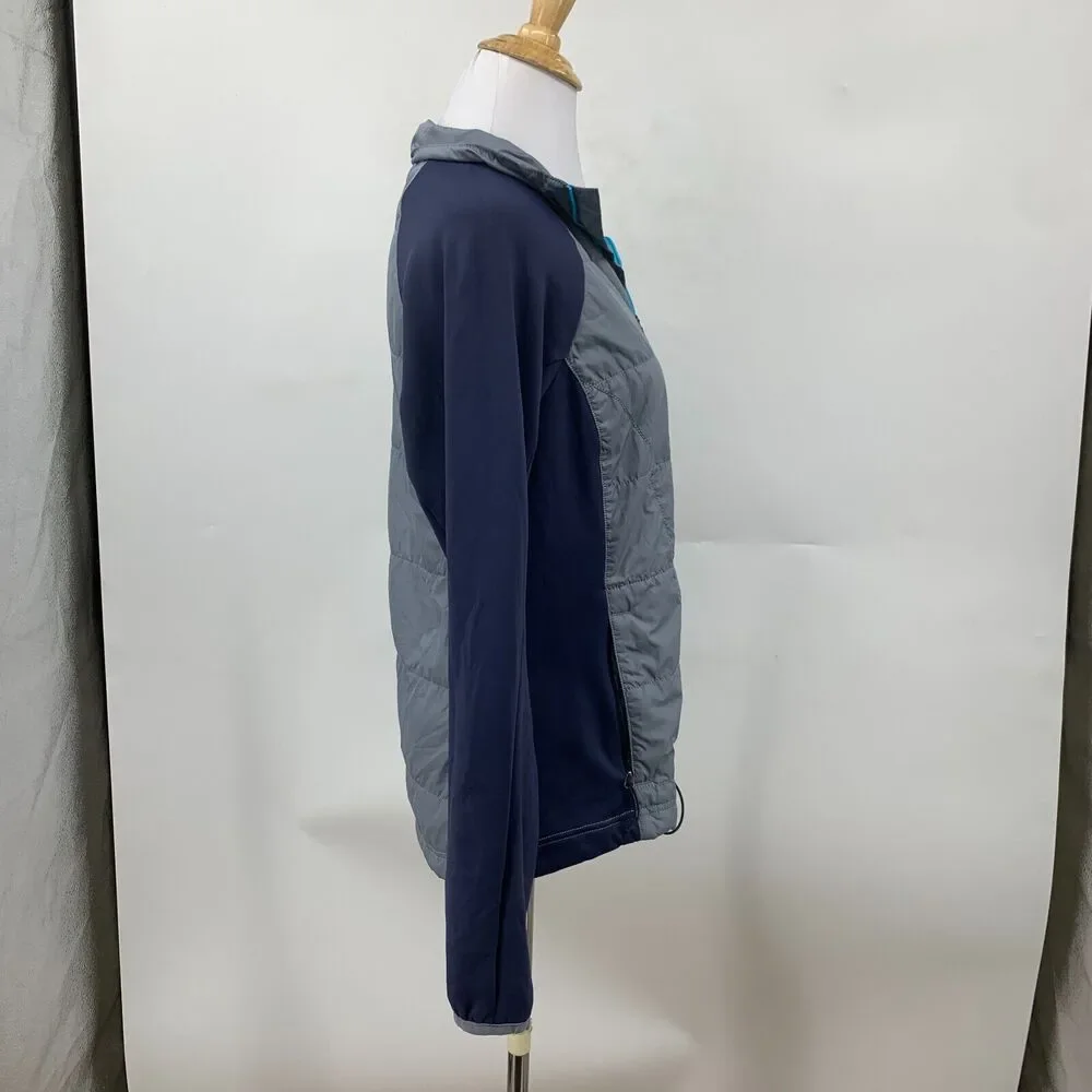 Columbia Jacket Womens M Medium Insulated Quilted Zip Up Long Sleeve Lightweight